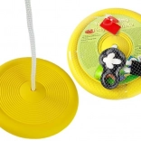 Leagăn rotund de grădină pentru copii galben