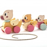 Câine de tras pastelat Cubika pe șnur