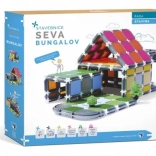 Set de construcții SEVA Construim Bungalow