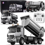 Basculantă RC Mercedes-Benz Arocs metalică 1:20 cu telecomandă
