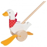 Gâscă de lemn împinsă Berta