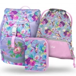 Set școlar Baagl Airy Colibri – rucsac, penar și săculeț