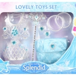 Set de frumusețe pentru prințesă cu poșetă