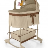 Leagăn și pătuț multifuncțional pentru copii Milly Mally Sweet Melody, crem