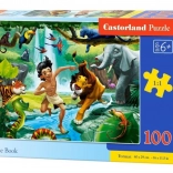 Puzzle 100 de piese Cartea Junglei Castorland