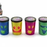 Slime în pahar cu față TEDDIES – slime amuzant cu sunet de pârț (mix de culori)