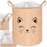 Coș textil pentru jucării și rufe cu capac 35 l KRUZZEL