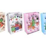 Pungă cadou S Crăciun 18 × 24 × 8,5 cm