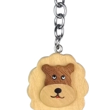 Breloc din lemn cu Leu stând