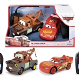 Mașini RC Fulger McQueen și Bucșă Twin Pack 14 cm