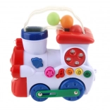 Locomotivă muzicală pentru cei mai mici cu lumini și sunete