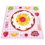 BINO puzzle de încastrare din lemn – tort