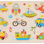 Puzzle din lemn Transport