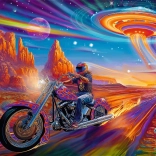 puzzle 1000 piese dreamscapes: cursă nebună