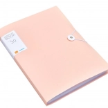 Dosar de plastic cu elastic Roz A4