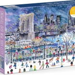 Puzzle Furtună de zăpadă peste New York 1000 piese GALISON