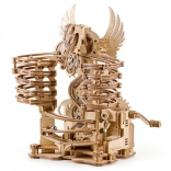 Pistă de bile 3D din lemn MARBLE RUN DRAGON de la IDVENTURE