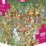 Puzzle HEYE Căsuțe în copaci 1000 piese