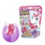 Glibbi bombă efervescentă de baie cu surpriză cu unicorni