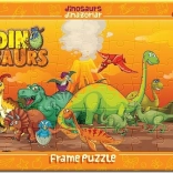 ART PUZZLE dinozauri – puzzle pe placă 48 de piese