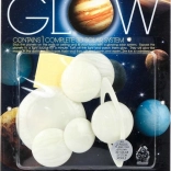Planete 3D fosforescente 4M – set sistem solar pentru perete