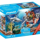 Playmobil vânătoare de comori cu submarin