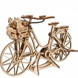 Ugears puzzle mecanic 3D din lemn - Bicicletă Holland (75 piese)