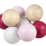 Detoa Bilute pe șnur roz