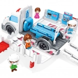 Ambulanță extensibilă cu figurine 30 cm