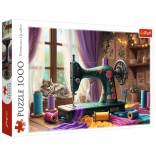 Puzzle 1000 piese – atelierul meu de croitorie Trefl