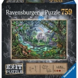 Puzzle Ravensburger Exit: Unicorn 759 piese