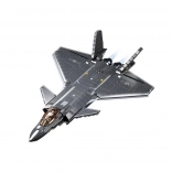 Sluban Army avion de vânătoare invizibil J-20 cu finisaj metalic – set de construcție