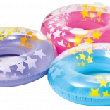 Colac de înot gonflabil cu stele și mânere 91 cm INTEX