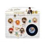 Primele mele ștampile HARRY POTTER set din lemn 9+1 cu tușieră