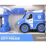 Mașină de poliție cu șuruburi, cu telecomandă
