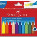 Creioane cerate triunghiulare 12 buc. FABER-CASTELL
