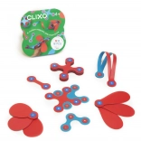 Clixo Itsy Flamingo & Turquoise set de construcție magnetică 18 piese