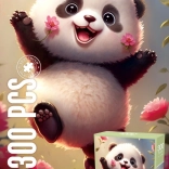puzzle 300 piese – panda