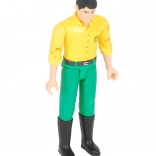 Bruder Bworld figurină JOHN DEERE – tricou galben, pantaloni verzi