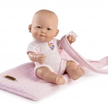 Păpușă realistă bebe Guca cu corp din vinil - 25 cm