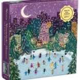 Puzzle Galison Patinaj sub lumina Lunii 500 piese