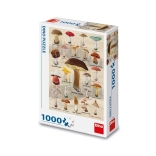 dino puzzle ciuperci colaj 1000 piese