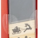 set de ștampile de Crăciun din lemn, 7 buc