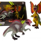 Set figurine dinozauri spinozaur și dilofosaur 2 buc