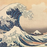 Puzzle 1000 piese Hokusai: Marea Vală