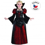Rochie de carnaval Vampiriță pentru copii, mărime 120 - 130 cm