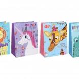 Pungă cadou cu motive mari pentru copii