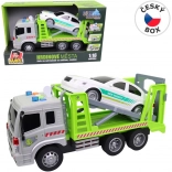 Auto de tractare cu mașină pe inerție cu lumini și sunete