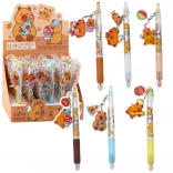 Pix cu gel Kapibara cu breloc cerneală albastră 14,5 cm