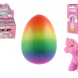 Ou de unicorn cu ecloziune din plastic 7x10 cm în cutie